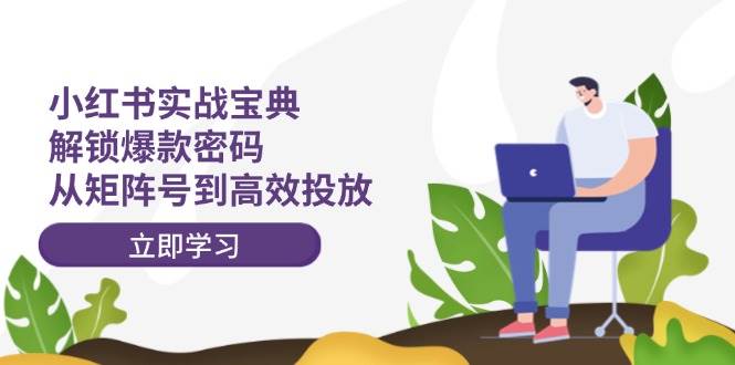 小红书实战宝典：解锁爆款密码，从矩阵号到高效投放云创网-网创项目资源站-副业项目-创业项目-搞钱项目云创网