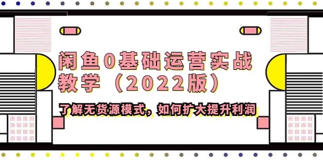 闲鱼0基础运营实战教学（2022版）了解无货源模式，如何扩大提升利润云创网-网创项目资源站-副业项目-创业项目-搞钱项目云创网