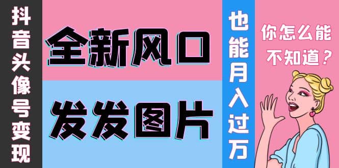 抖音头像号变现0基础教程云创网-网创项目资源站-副业项目-创业项目-搞钱项目云创网