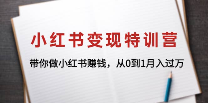 小红书变现特训营：带你做小红书项目云创网-网创项目资源站-副业项目-创业项目-搞钱项目云创网