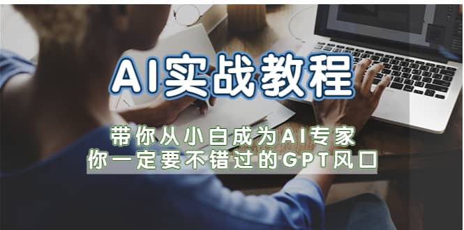 AI实战教程，带你从小白成为AI专家，你一定要不错过的G-P-T风口云创网-网创项目资源站-副业项目-创业项目-搞钱项目云创网