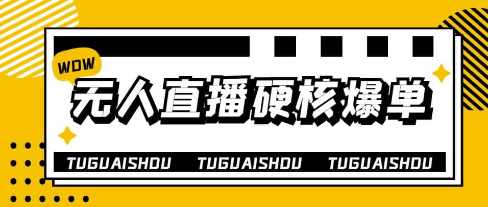 大飞无人直播硬核爆单技术，轻松玩转无人直播云创网-网创项目资源站-副业项目-创业项目-搞钱项目云创网