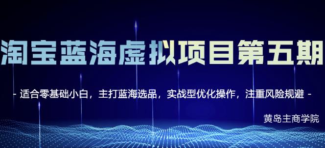 淘宝虚拟无货源3.0+4.0+5.0，适合零基础小白，主打蓝海选品，实战型优化操作云创网-网创项目资源站-副业项目-创业项目-搞钱项目云创网
