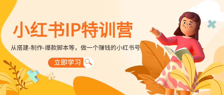 小红书IP特训营云创网-网创项目资源站-副业项目-创业项目-搞钱项目云创网