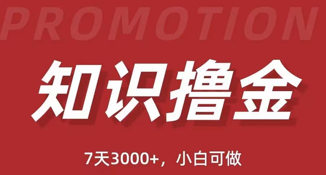 抖音知识撸金项目：执行力强当天见收益(教程+资料)云创网-网创项目资源站-副业项目-创业项目-搞钱项目云创网