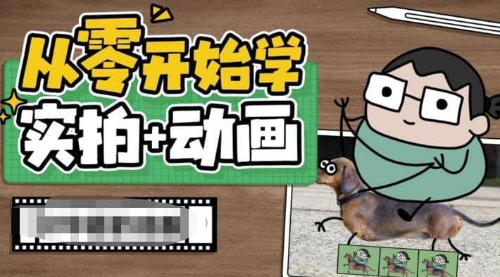 从零开始学实拍加动画，实拍加动画创意教程（49节视频课）云创网-网创项目资源站-副业项目-创业项目-搞钱项目云创网
