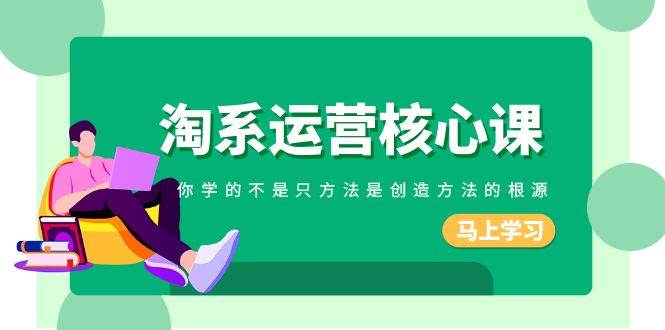 淘系-运营核心课，你学的不是只方法是创造方法的根源（190节课）云创网-网创项目资源站-副业项目-创业项目-搞钱项目云创网