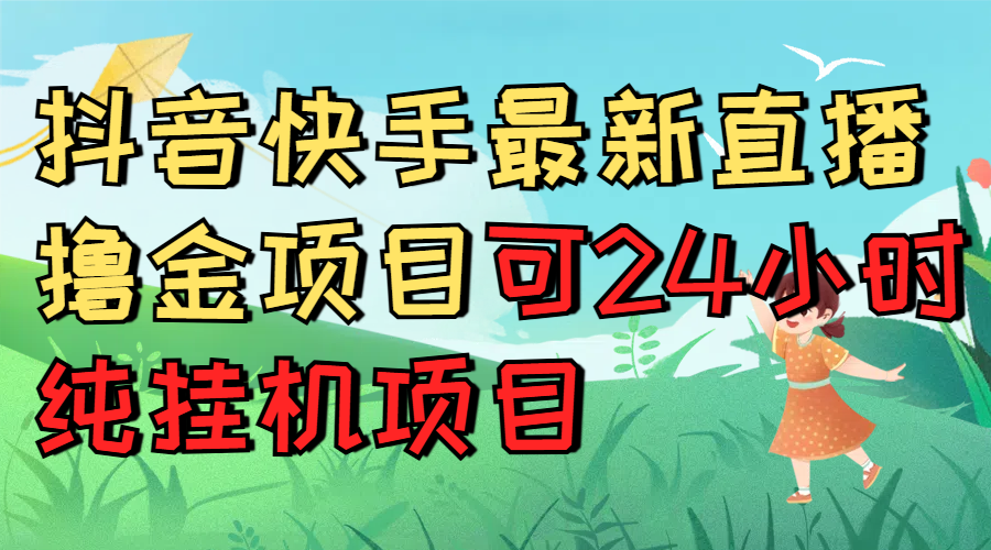抖音快手最新直播撸金项目可24小时纯挂机项目云创网-网创项目资源站-副业项目-创业项目-搞钱项目云创网