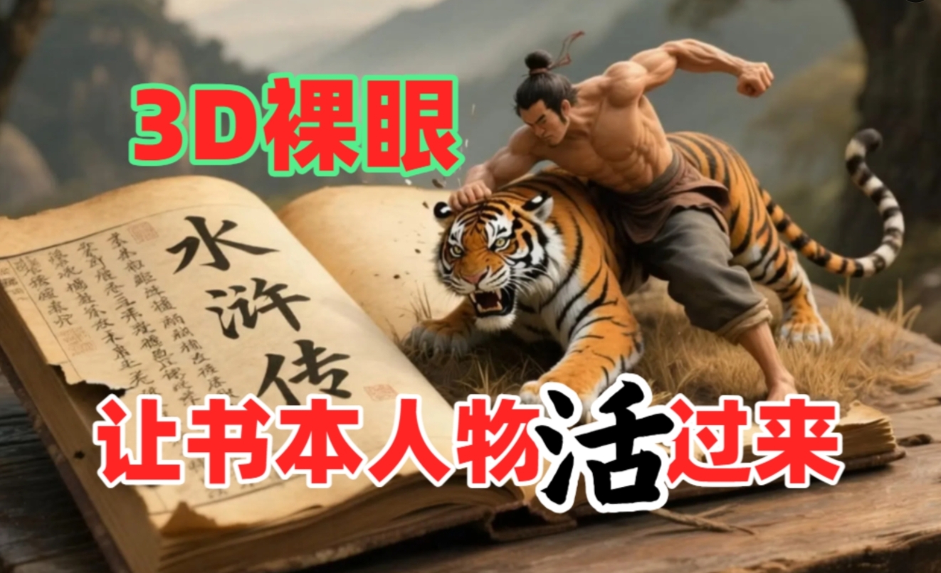 书本人物裸眼3D视频，一条视频收益过千，保姆级教程云创网-网创项目资源站-副业项目-创业项目-搞钱项目云创网