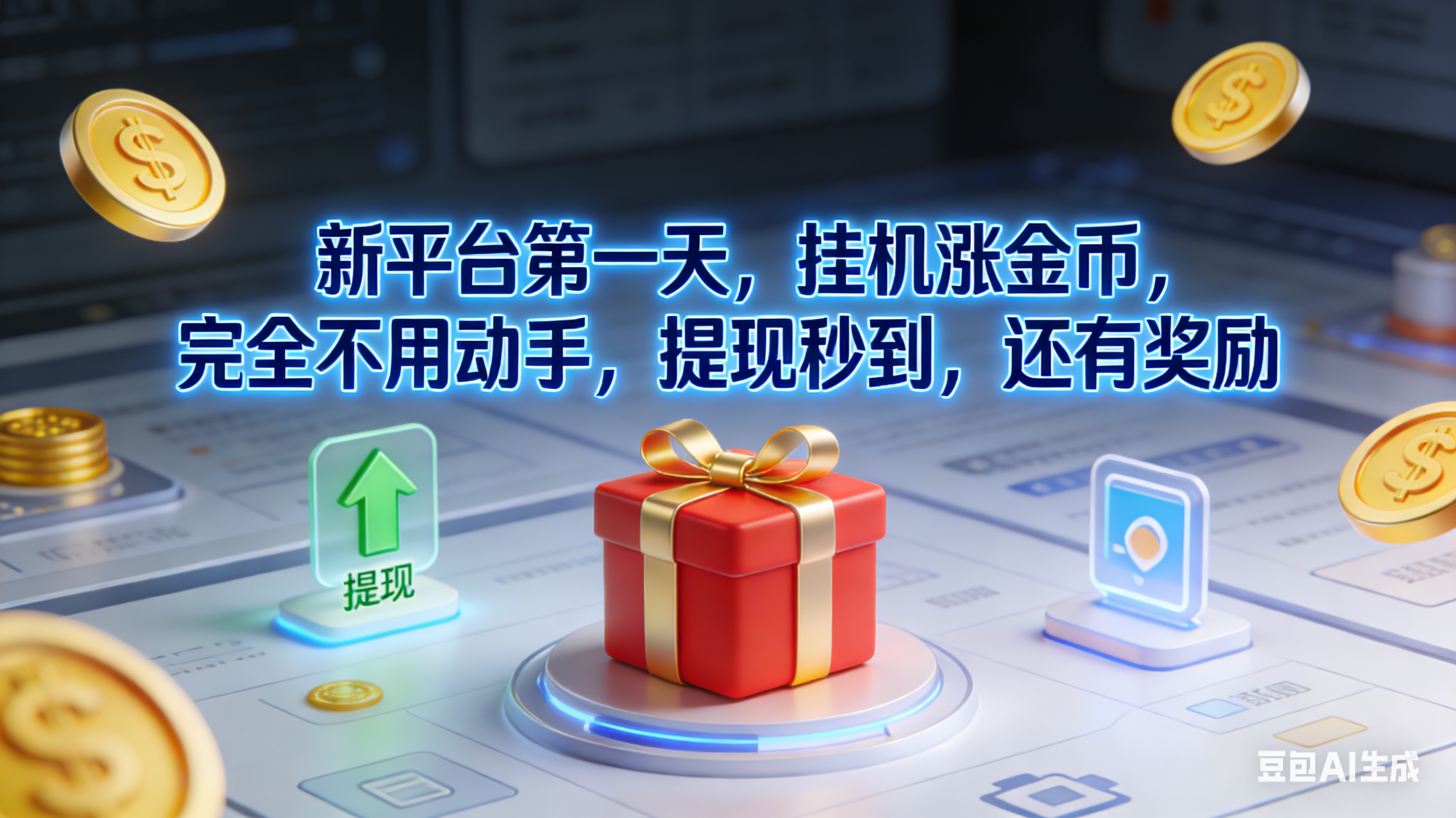 新平台第一天,挂机涨金币,完全不用动手,提现秒到,还有奖励云创网-网创项目资源站-副业项目-创业项目-搞钱项目云创网